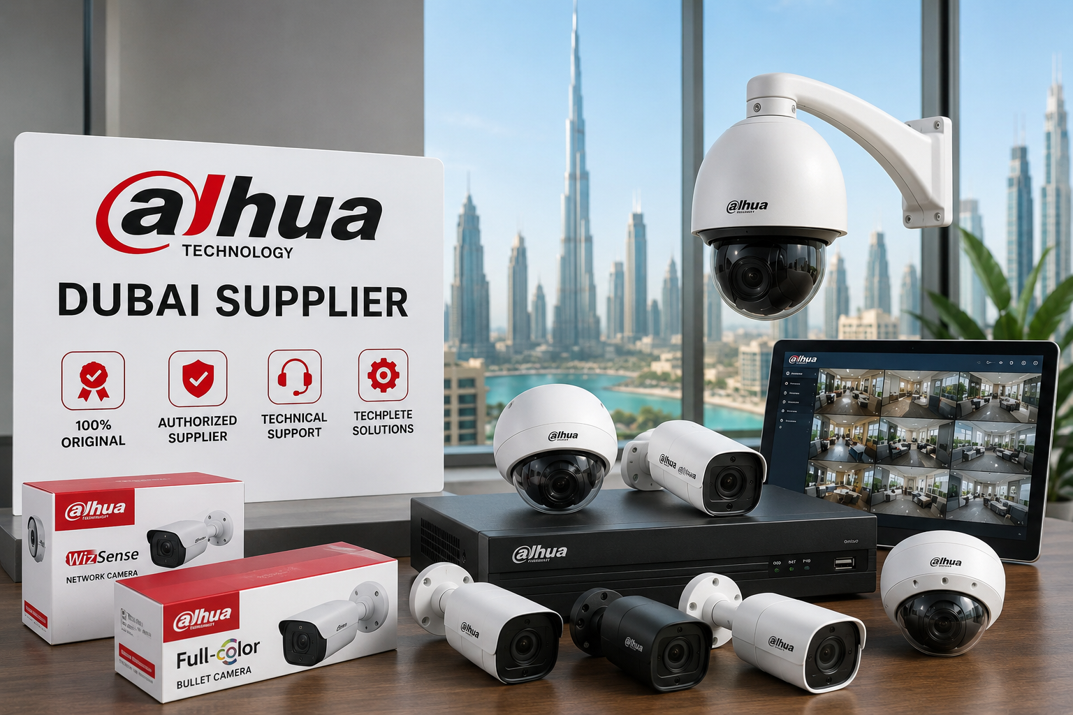 Dahua camera CCTV suppliers in Dubai